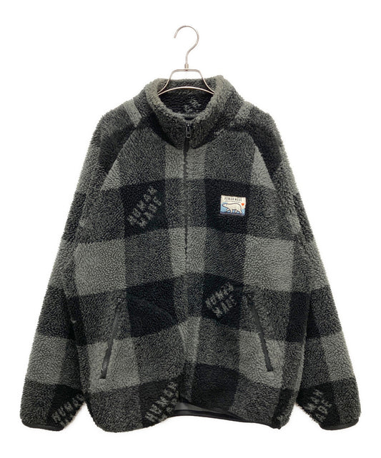 [Pre-owned] HUMAN MADE  CHECK BOA FLEECE JACKET