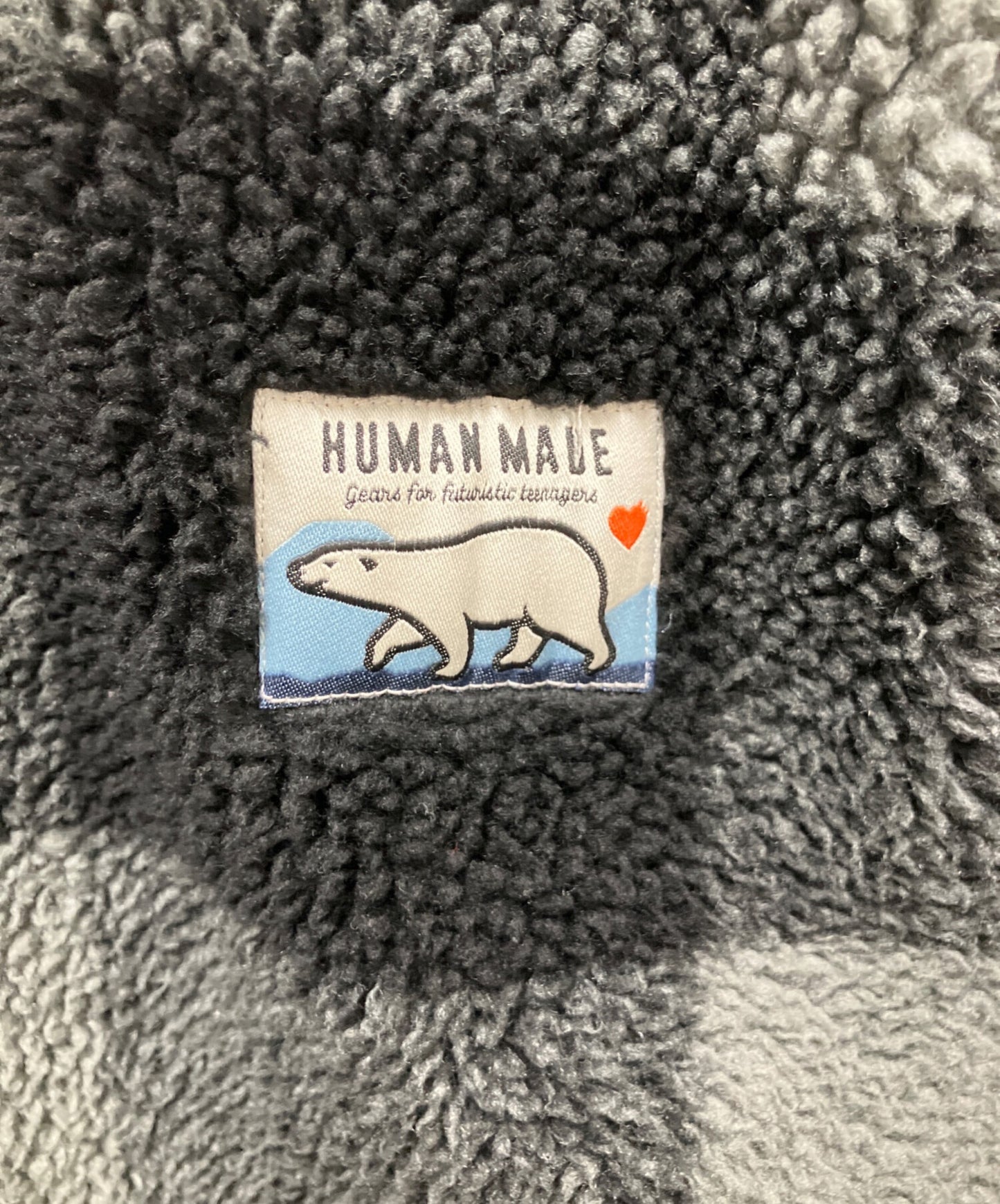 [Pre-owned] HUMAN MADE  CHECK BOA FLEECE JACKET