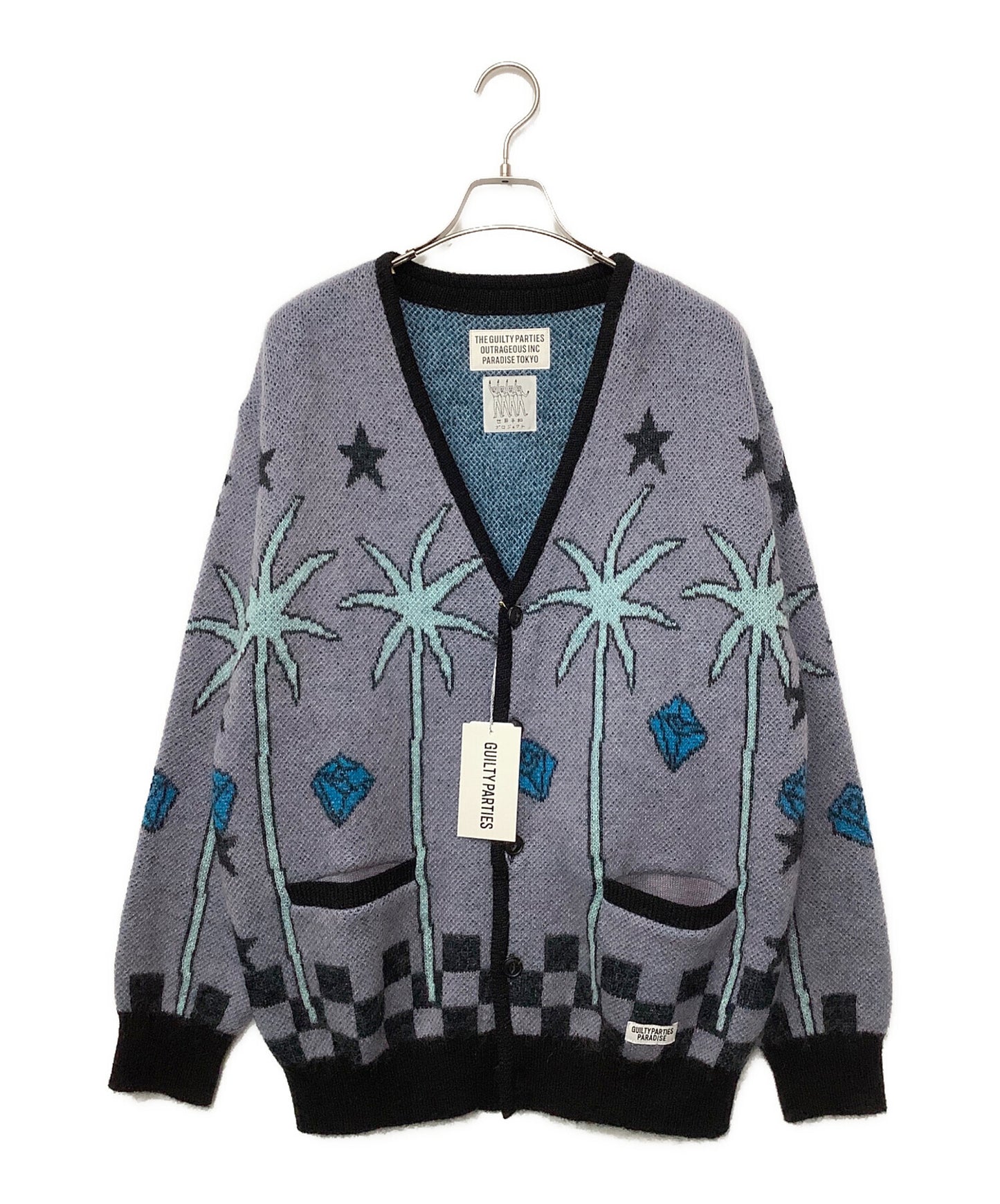 [Pre-owned] WACKO MARIA MOHAIR CARDIGAN 24SS-WMK-KN19