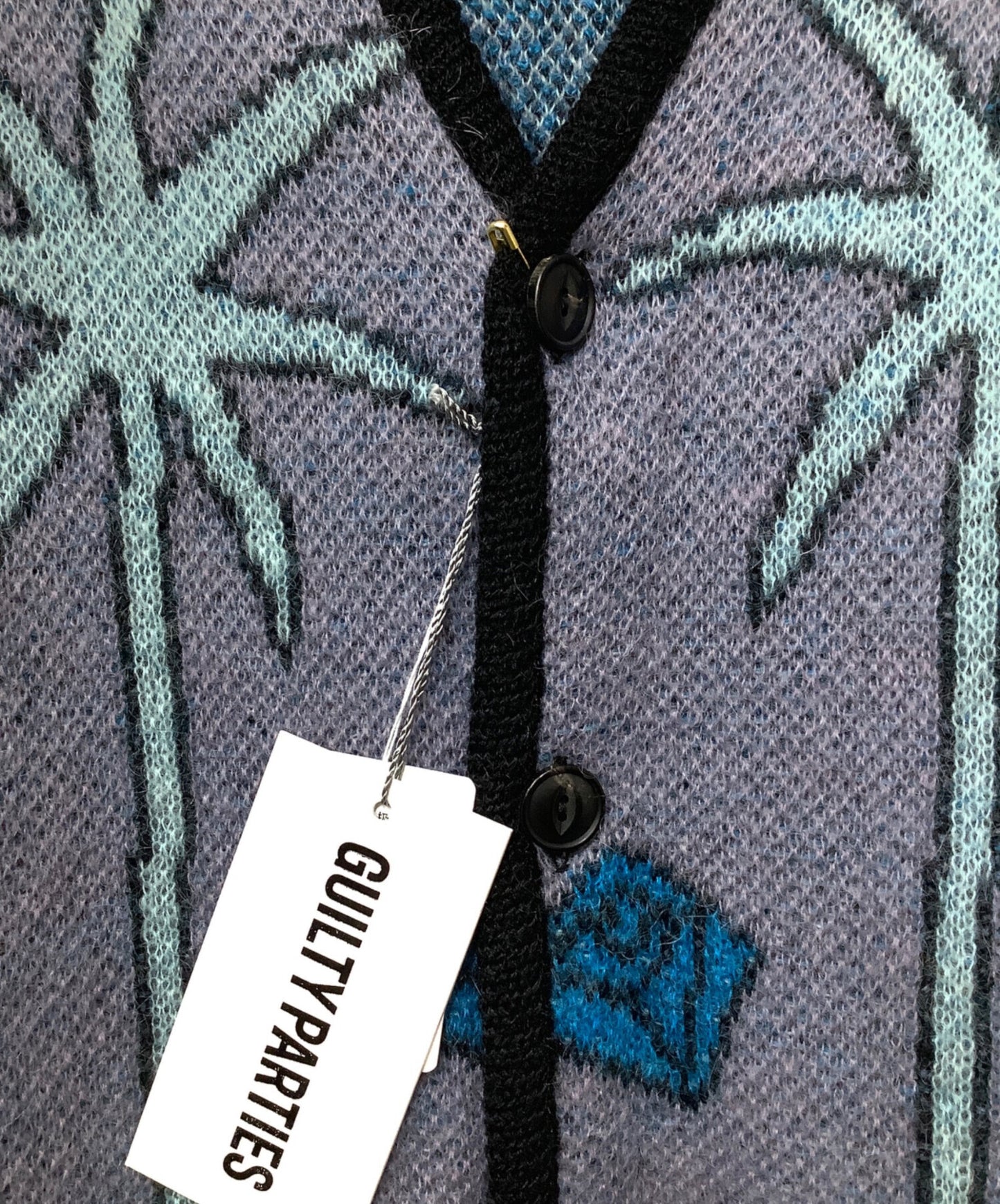 [Pre-owned] WACKO MARIA MOHAIR CARDIGAN 24SS-WMK-KN19