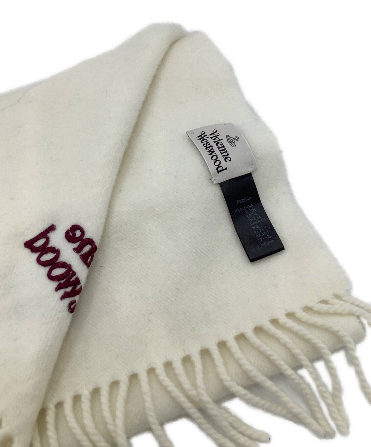[Pre-owned] Vivienne Westwood fringe scarf 81030007