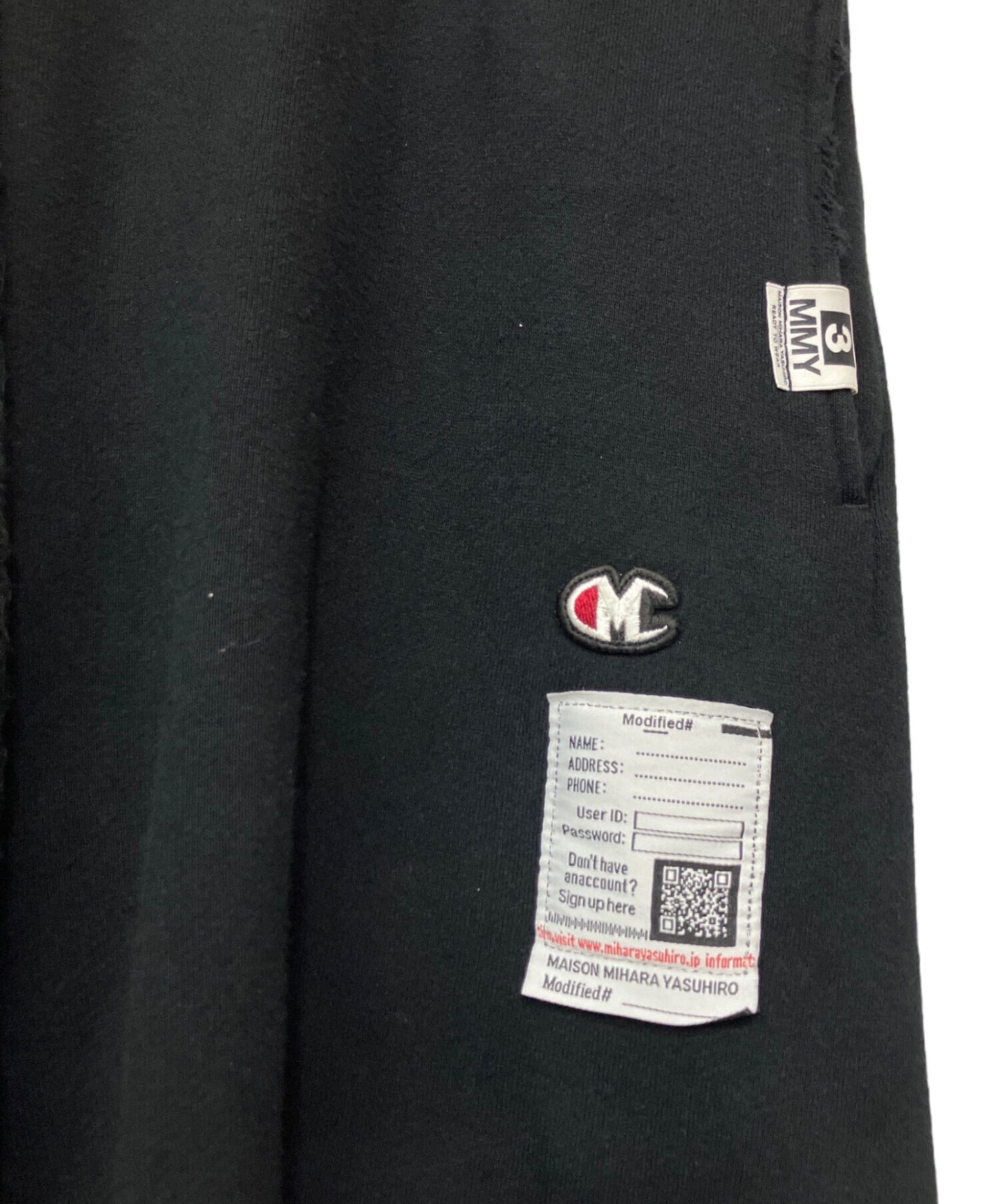 [Pre-owned] Maison MIHARA YASUHIRO Distressed Sweatpants J10PT514