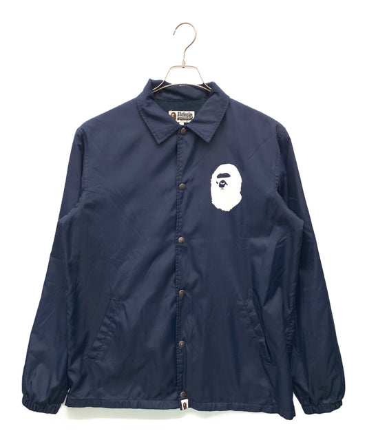 [Pre-owned] A BATHING APE satin and embroidered version of a stadium jumper 0016DD201001X