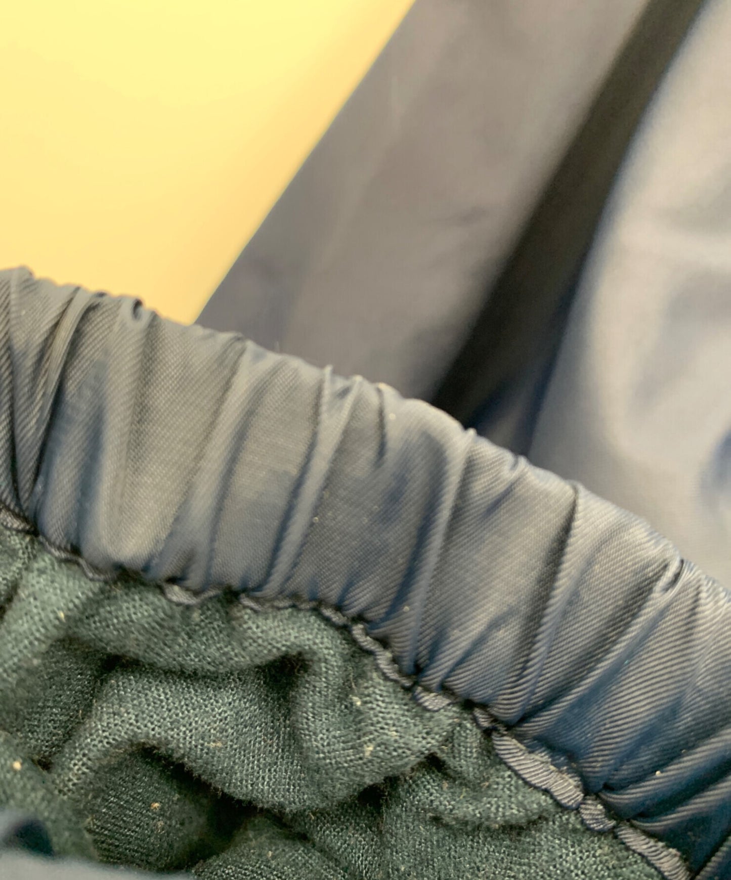 [Pre-owned] A BATHING APE satin and embroidered version of a stadium jumper 0016DD201001X