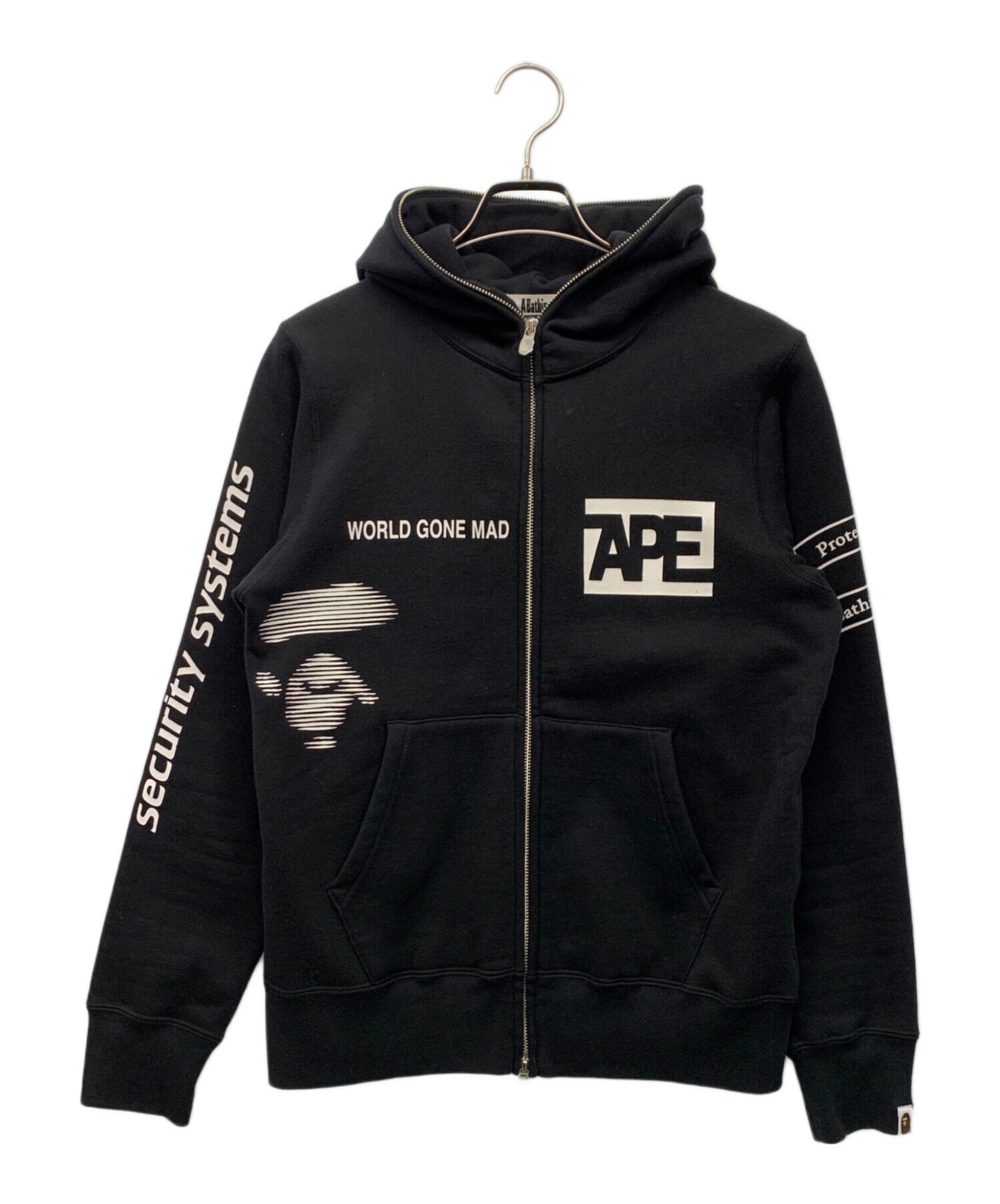[Pre-owned] A BATHING APE Multi-print full-zip hoodie 001zph301013x