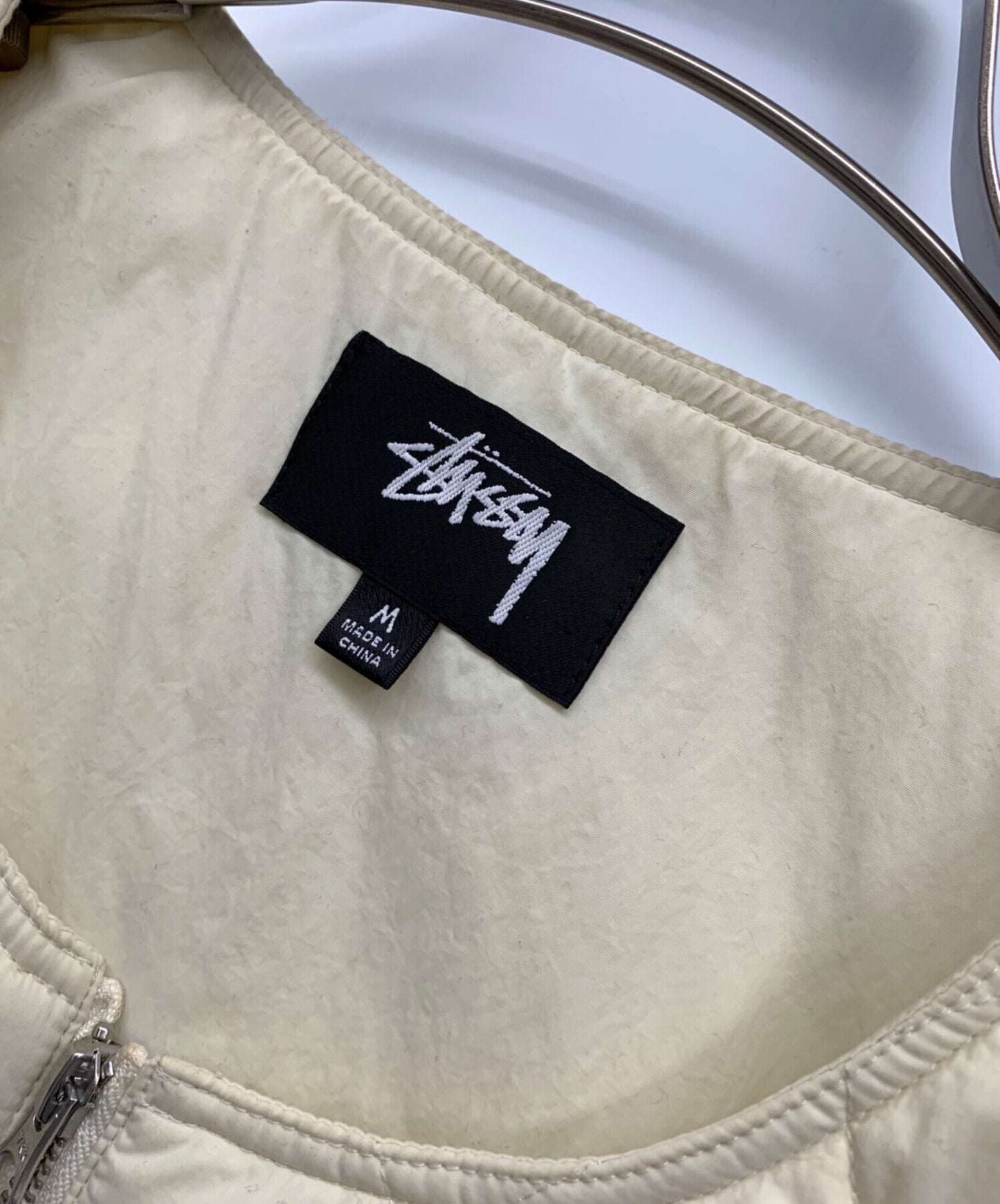 [Pre-owned] stussy Diamond Quilted Vest 115637