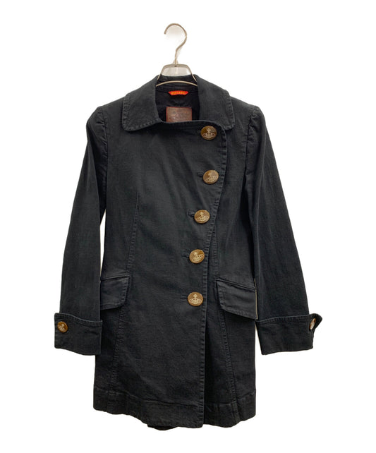 [Pre-owned] Vivienne Westwood RED LABEL Denim Orb Button Coat 357-03-41023