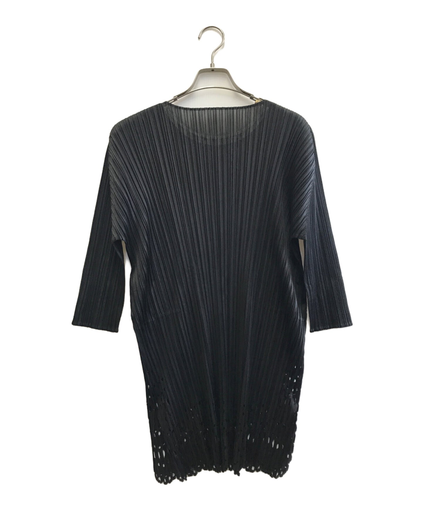 [Pre-owned] PLEATS PLEASE Cut and sewn tunic with three-quarter sleeves PP73-JT524