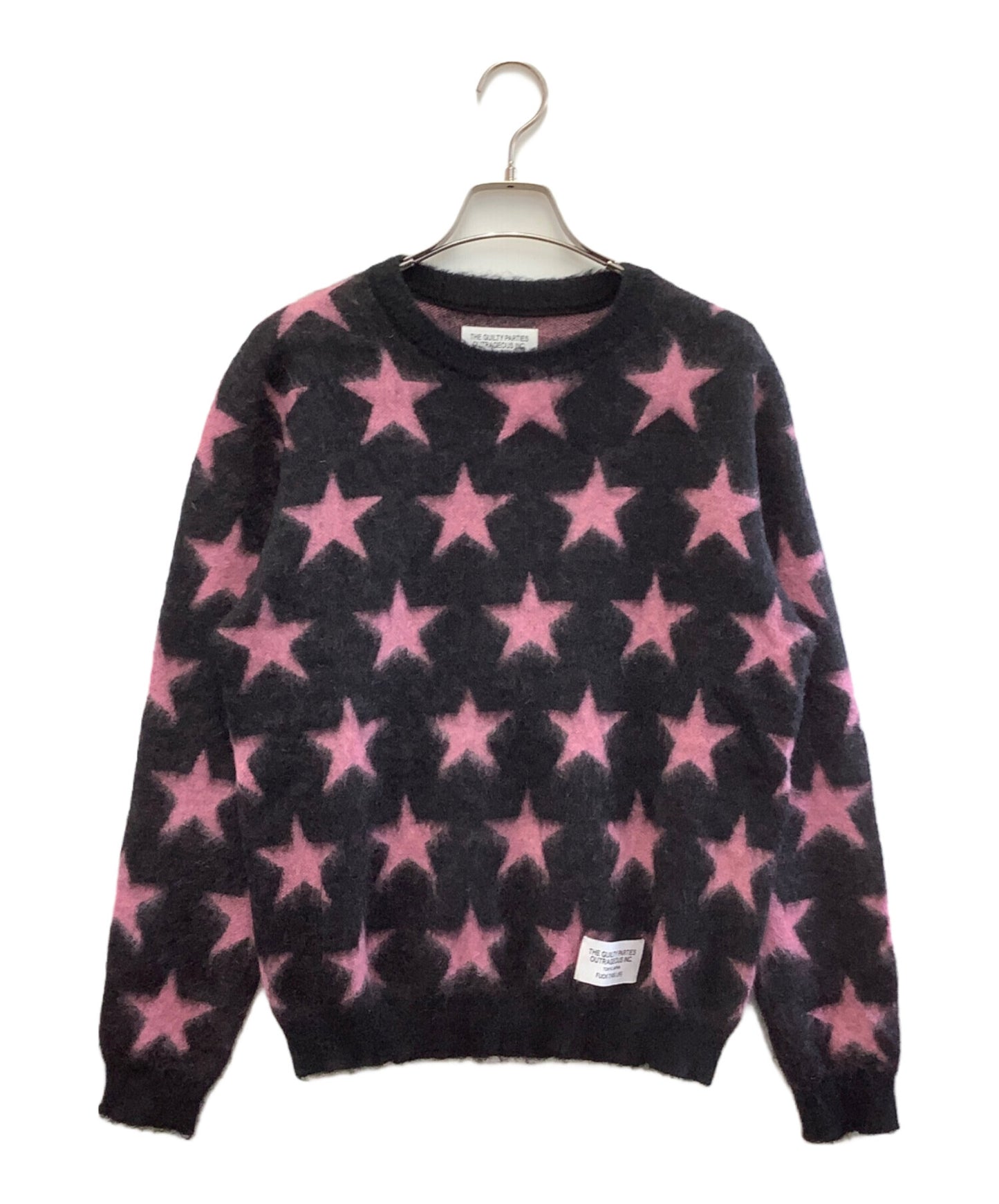 [Pre-owned] WACKO MARIA Star mohair sweater 12AW-KNT-09