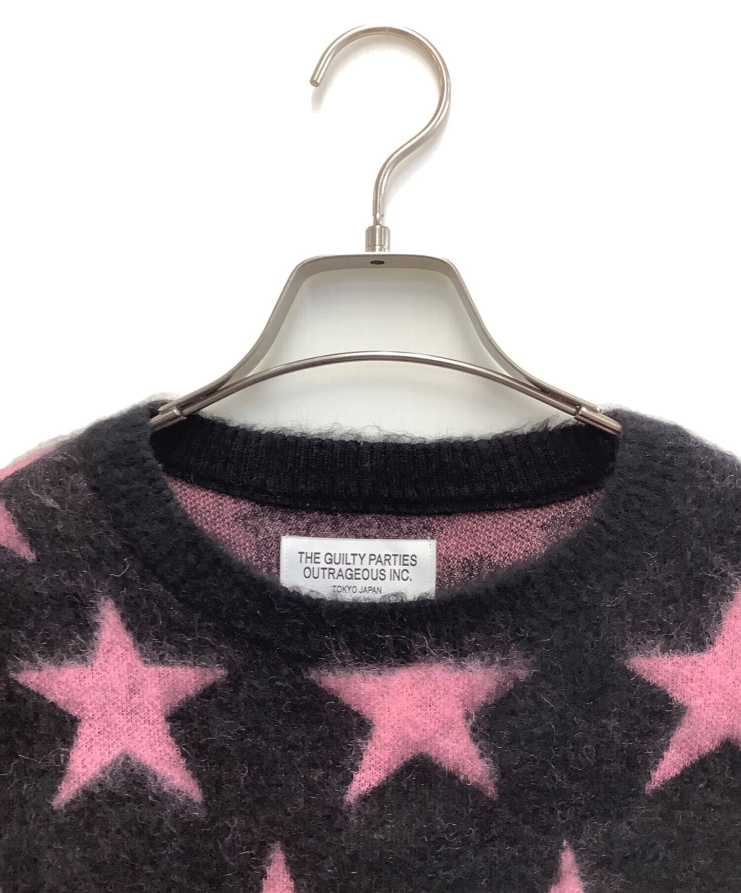 [Pre-owned] WACKO MARIA Star mohair sweater 12AW-KNT-09