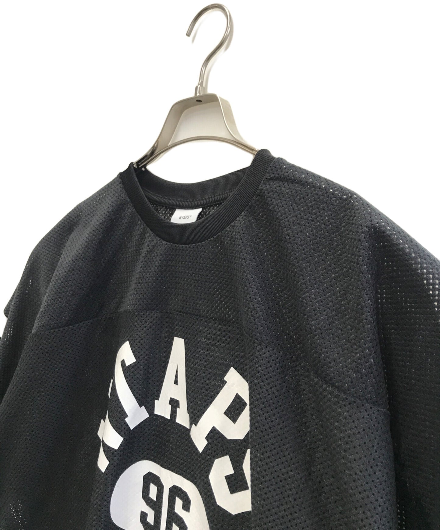 [Pre-owned] WTAPS Numbered mesh jersey T-shirt 241ATDT-CSM36