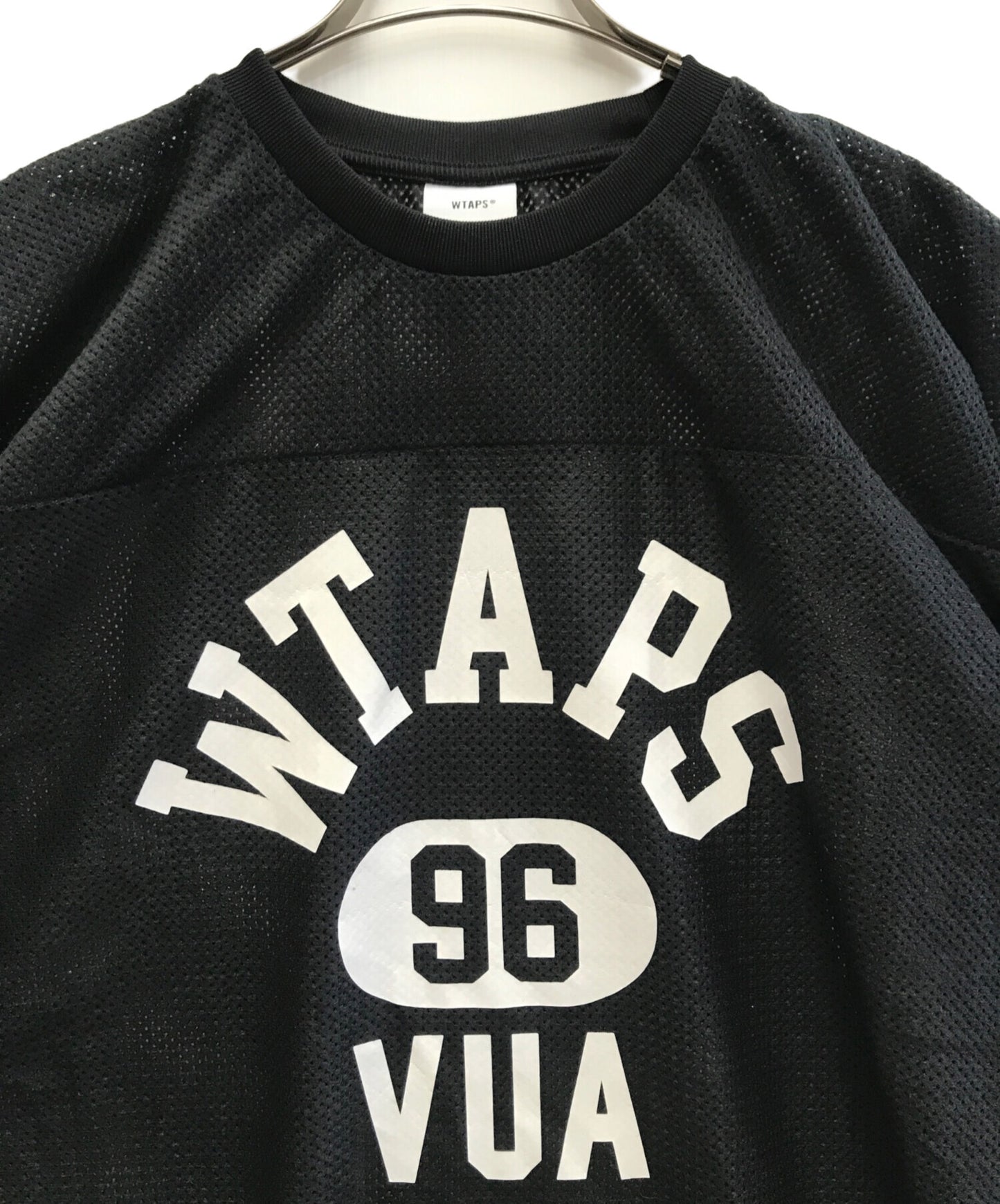 [Pre-owned] WTAPS Numbered mesh jersey T-shirt 241ATDT-CSM36