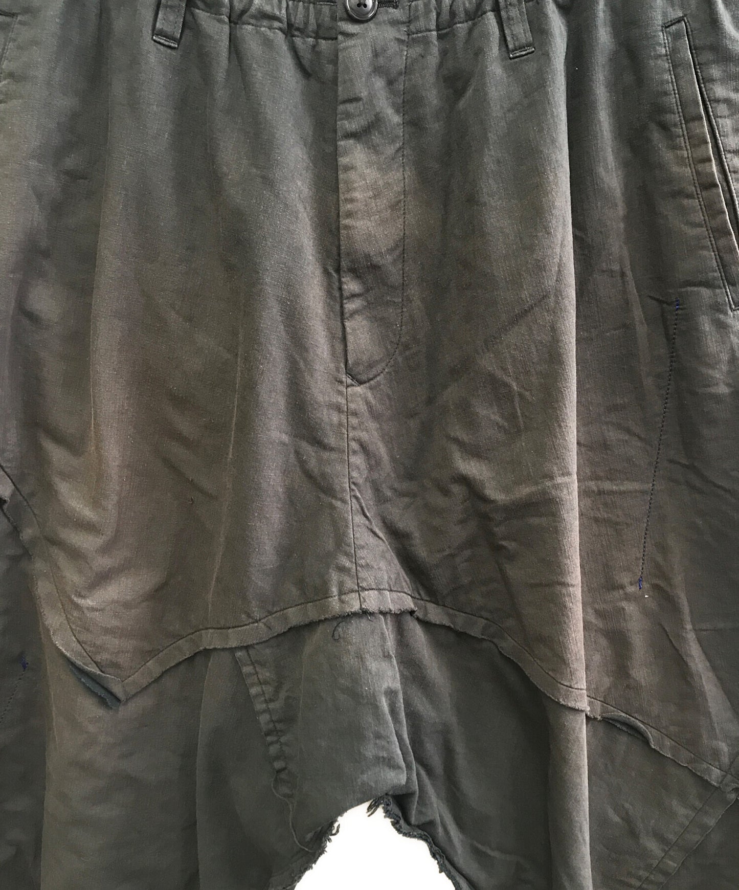 [Pre-owned] Yohji Yamamoto pour homme Damaged layered pants HY-P24-031