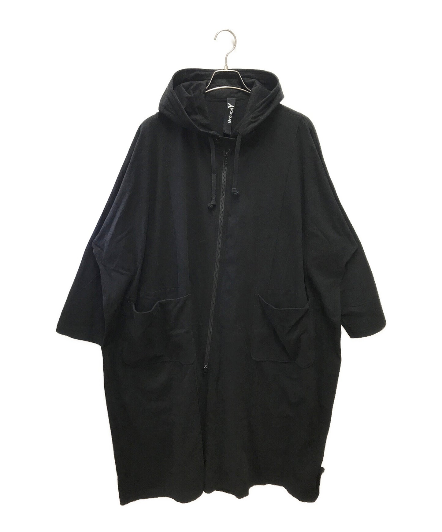 [Pre-owned] GROUND Y long hooded cardigan GA-D04-040