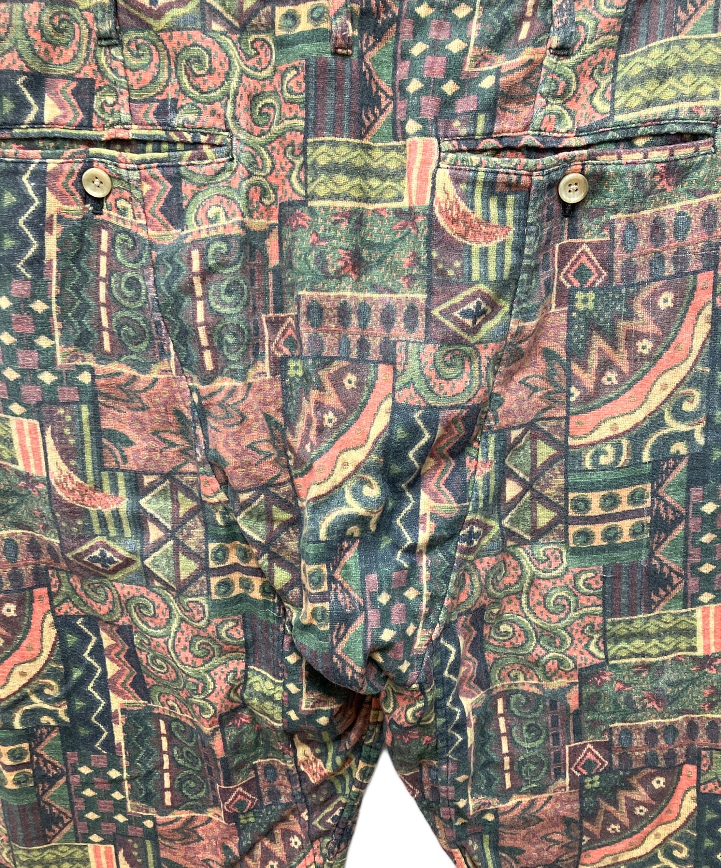 [Pre-owned] YOHJI YAMAMOTO All-over patterned easy pants HO-P01-033