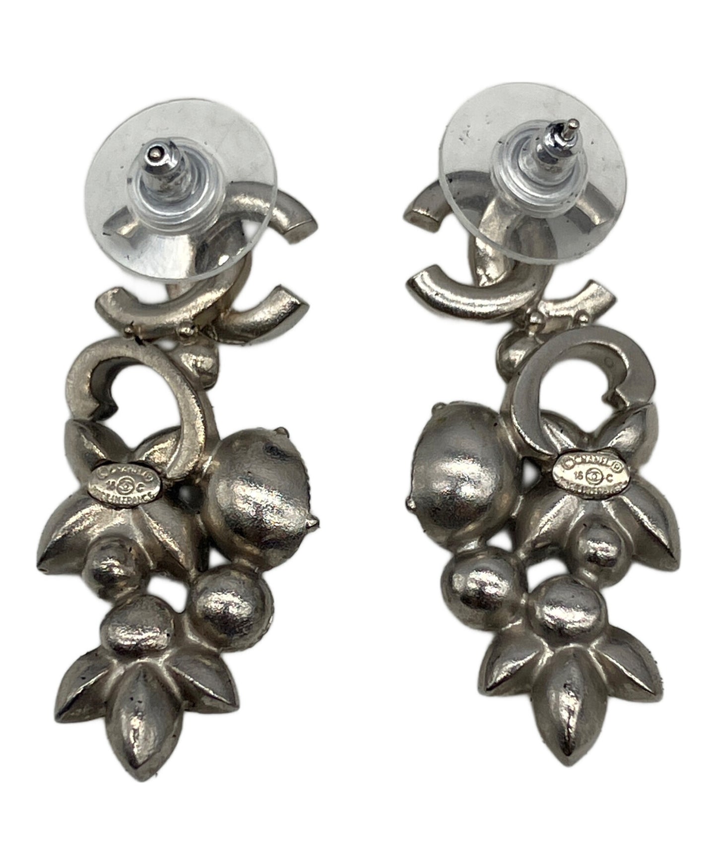[Pre-owned] CHANEL Coco Mark Stone Earrings