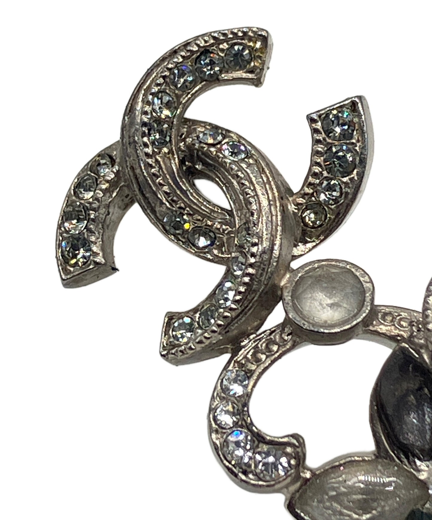 [Pre-owned] CHANEL Coco Mark Stone Earrings
