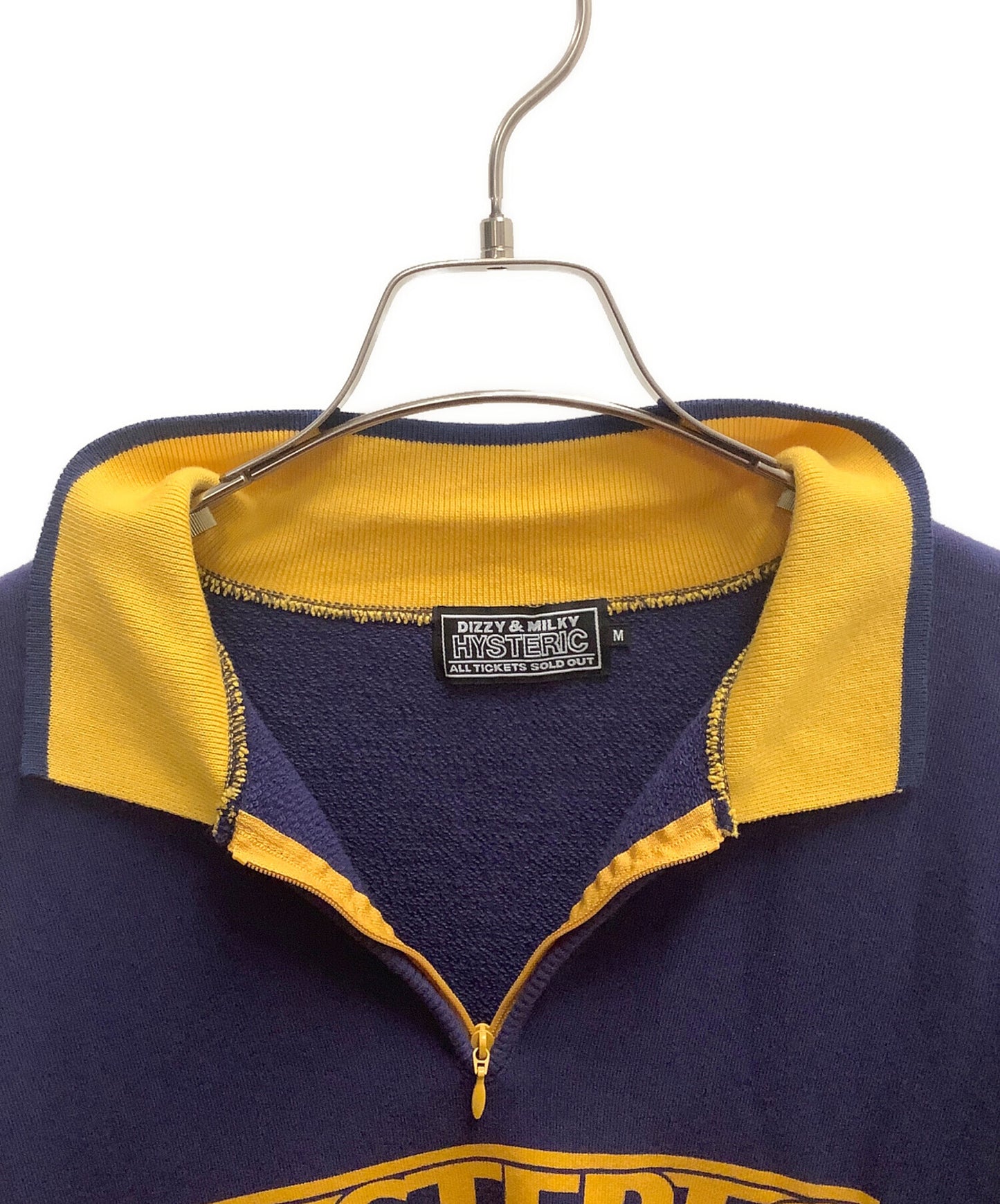 [Pre-owned] Hysteric Glamour DEVIL MOTOR Collared Sweatshirt 02221CS02