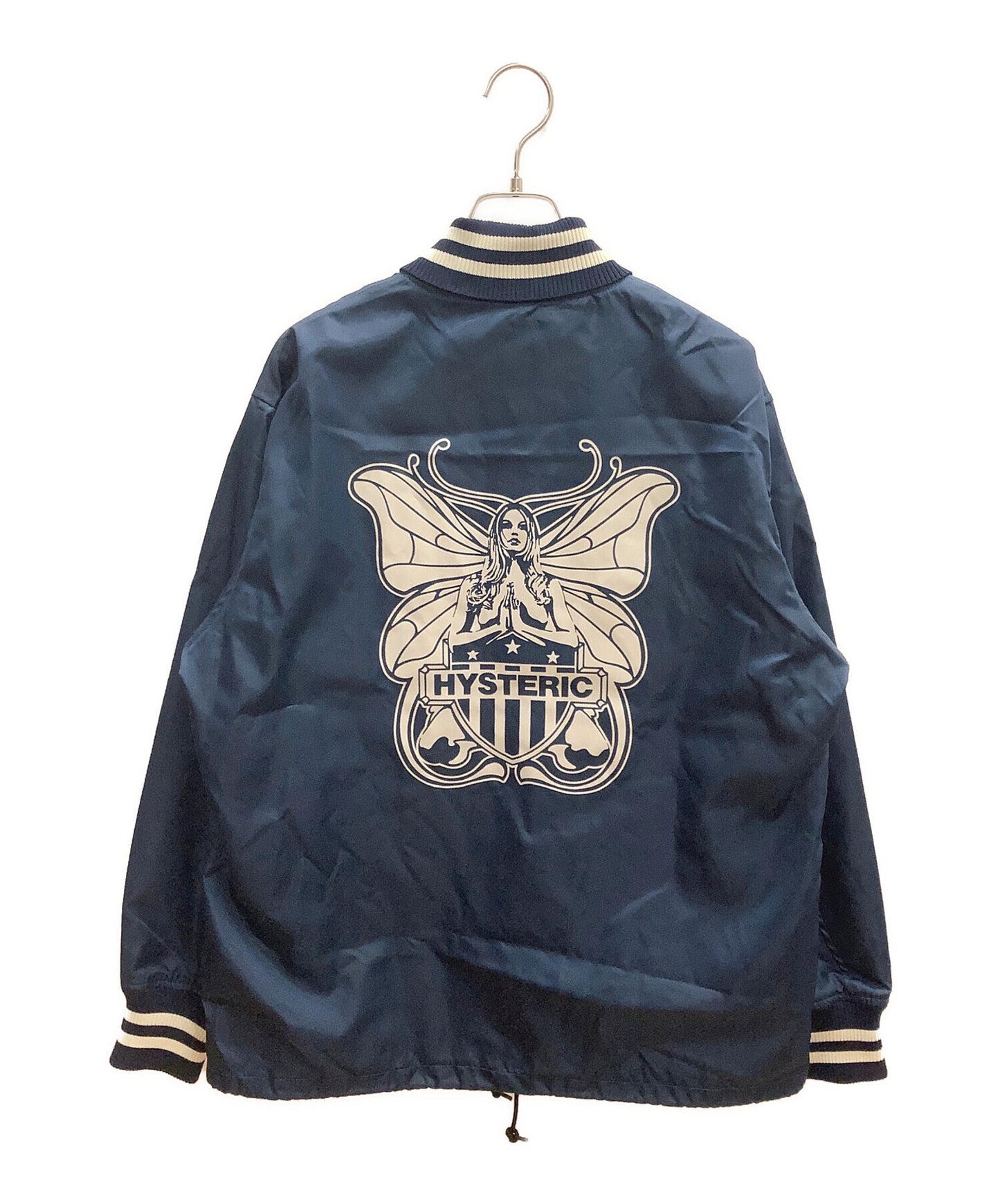 [Pre-owned] Hysteric Glamour Ribbed shawl collar coach jacket 02241AB04