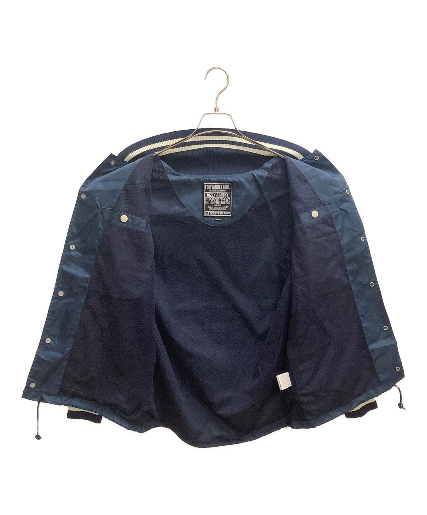 [Pre-owned] Hysteric Glamour Ribbed shawl collar coach jacket 02241AB04