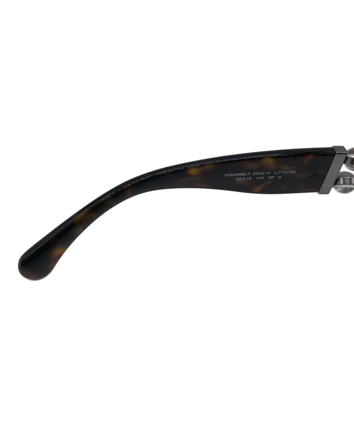 [Pre-owned] CHANEL Rectangle Shape Eyewear 5542-A