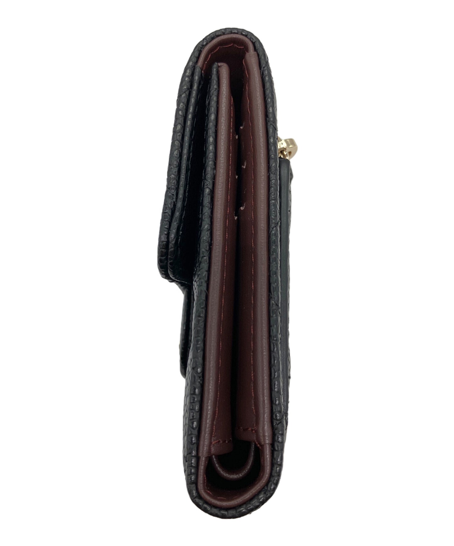 [Pre-owned] CHANEL Matelassé Tri-Fold Wallet AP0231
