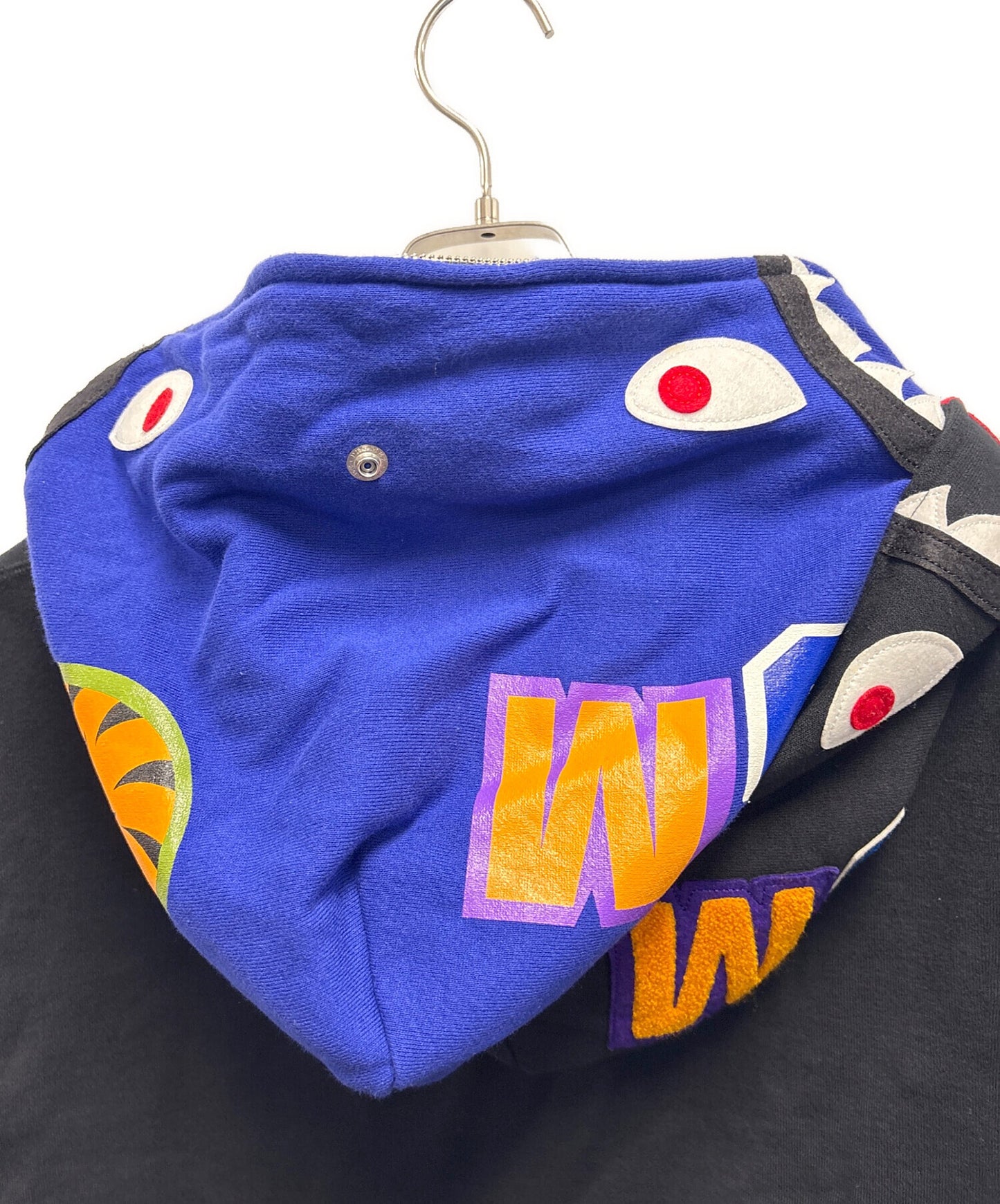 [Pre-owned] A BATHING APE SHARK FULL ZIP DOUBLE HOODIE 001zpg201005x