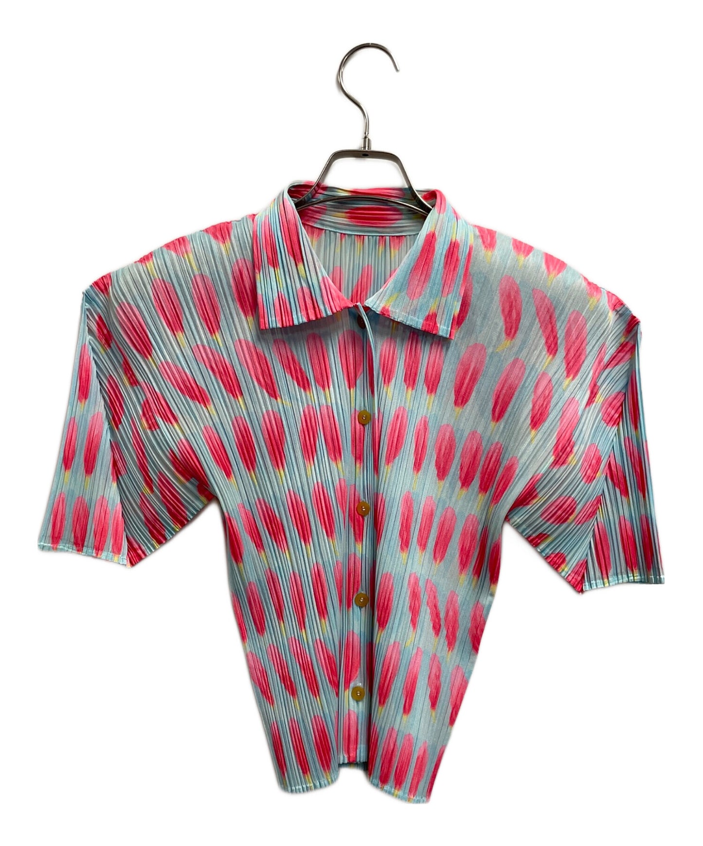 [Pre-owned] PLEATS PLEASE Short-sleeved shirt PP06-JJ202