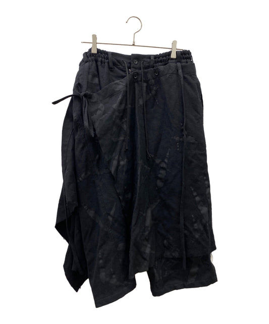 [Pre-owned] GROUND Y Chainsaw teeth fulling skirt pants GF-P02-102