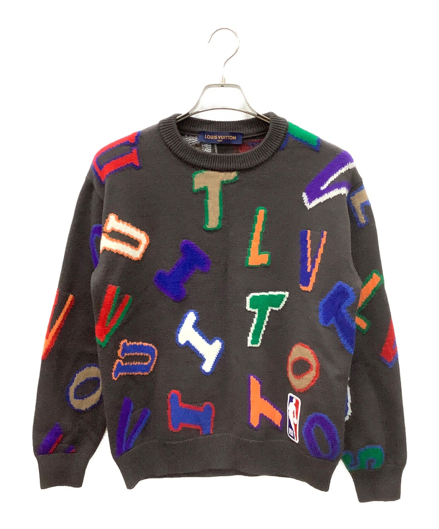 [Pre-owned] LOUIS VUITTON NBA Letter Crew Neck 1A8X0E/RM212M