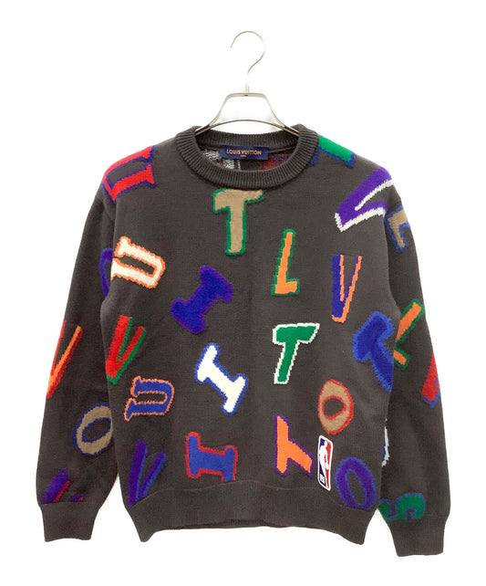 [Pre-owned] LOUIS VUITTON NBA Letter Crew Neck 1A8X0E/RM212M