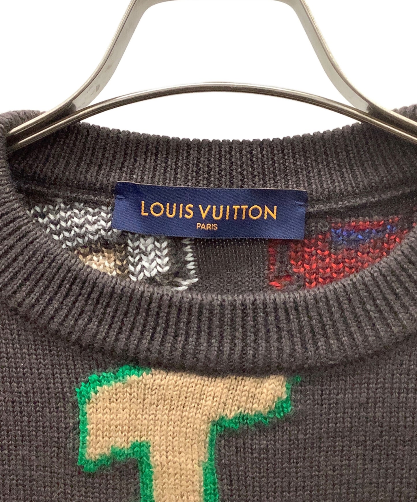 [Pre-owned] LOUIS VUITTON NBA Letter Crew Neck 1A8X0E/RM212M