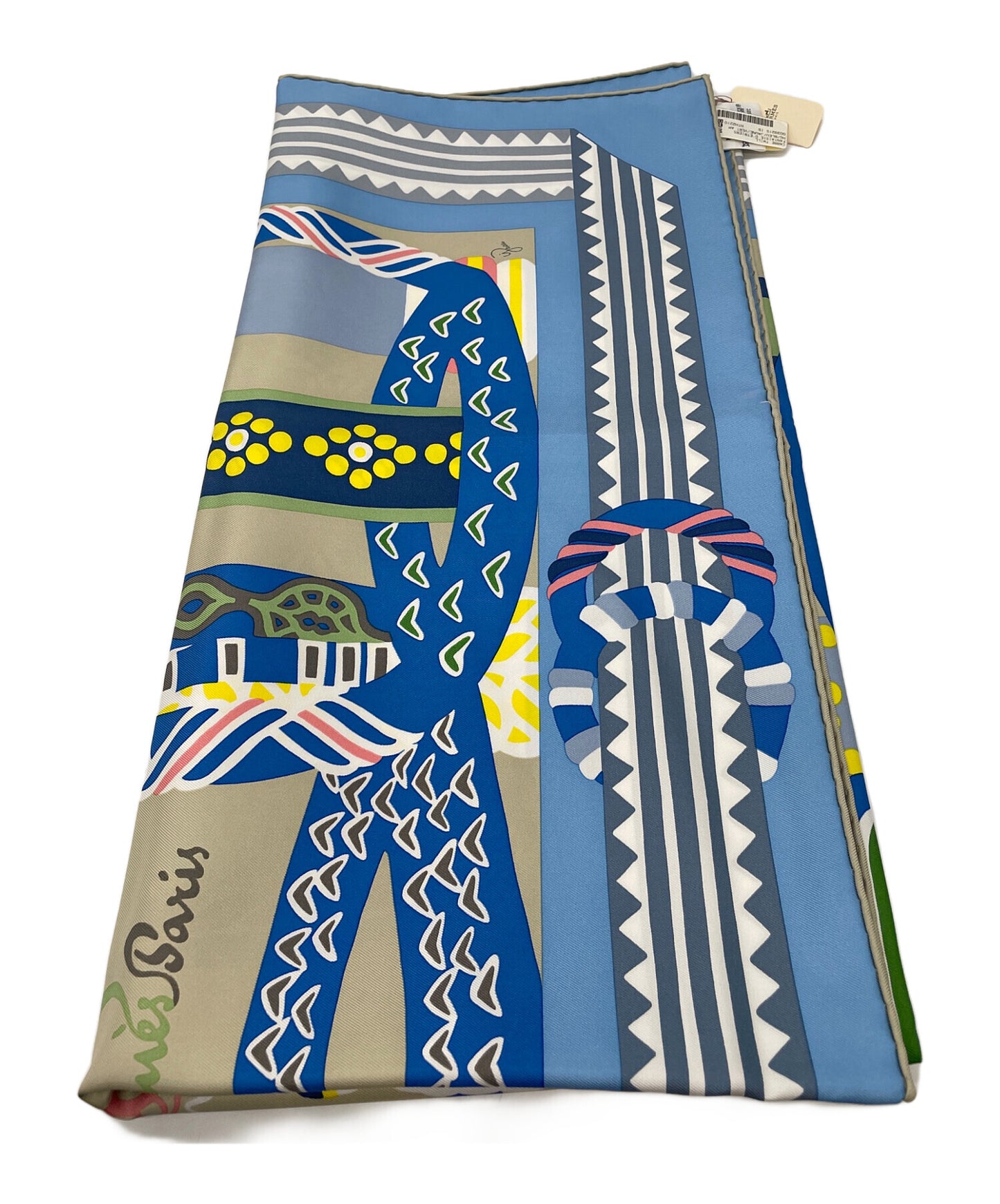 [Pre-owned] HERMES silk scarf