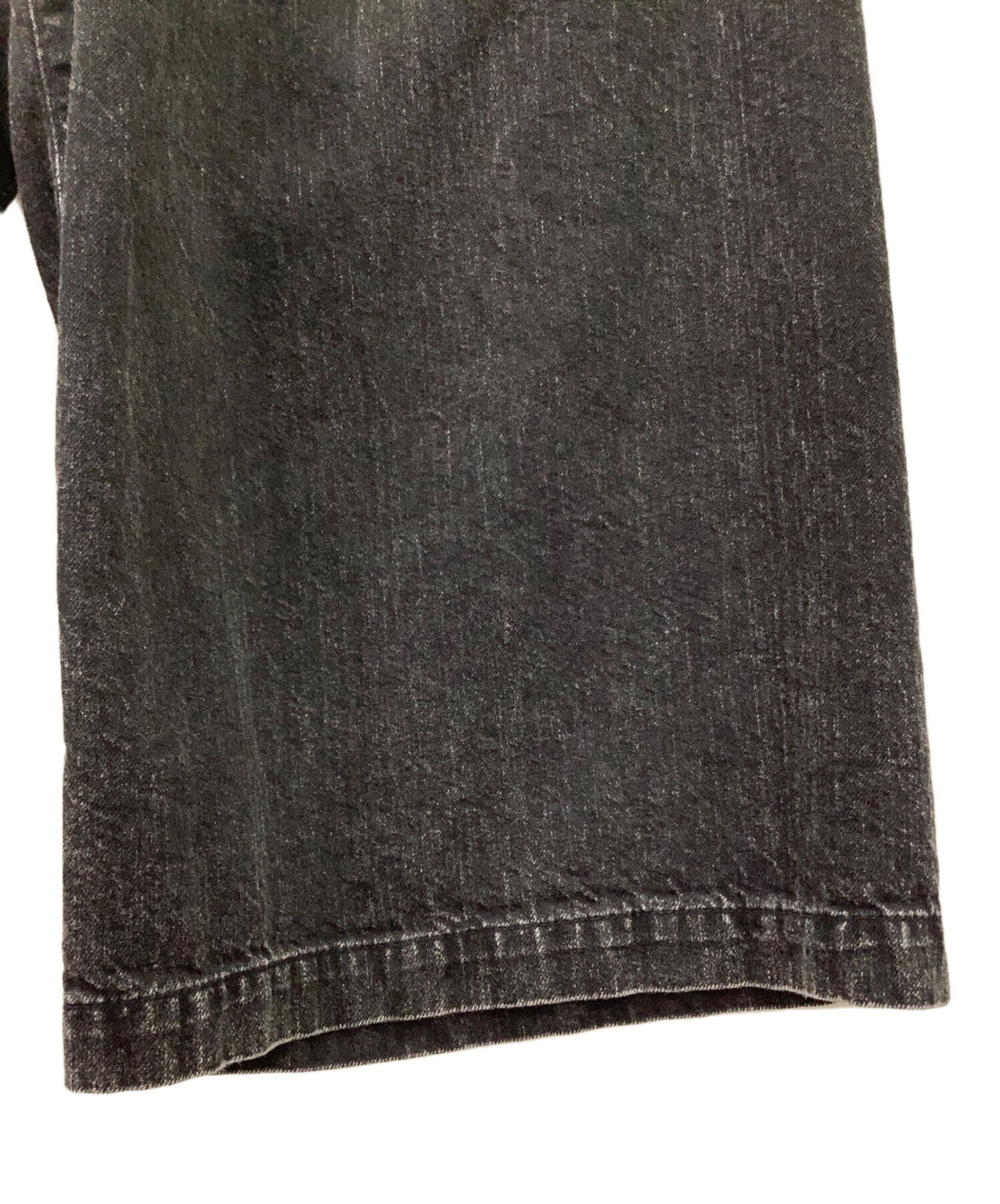 [Pre-owned] Y's 8OZ BLEACHED DENIM FRONT TUCKED WIDE PANTS YP-P13-007