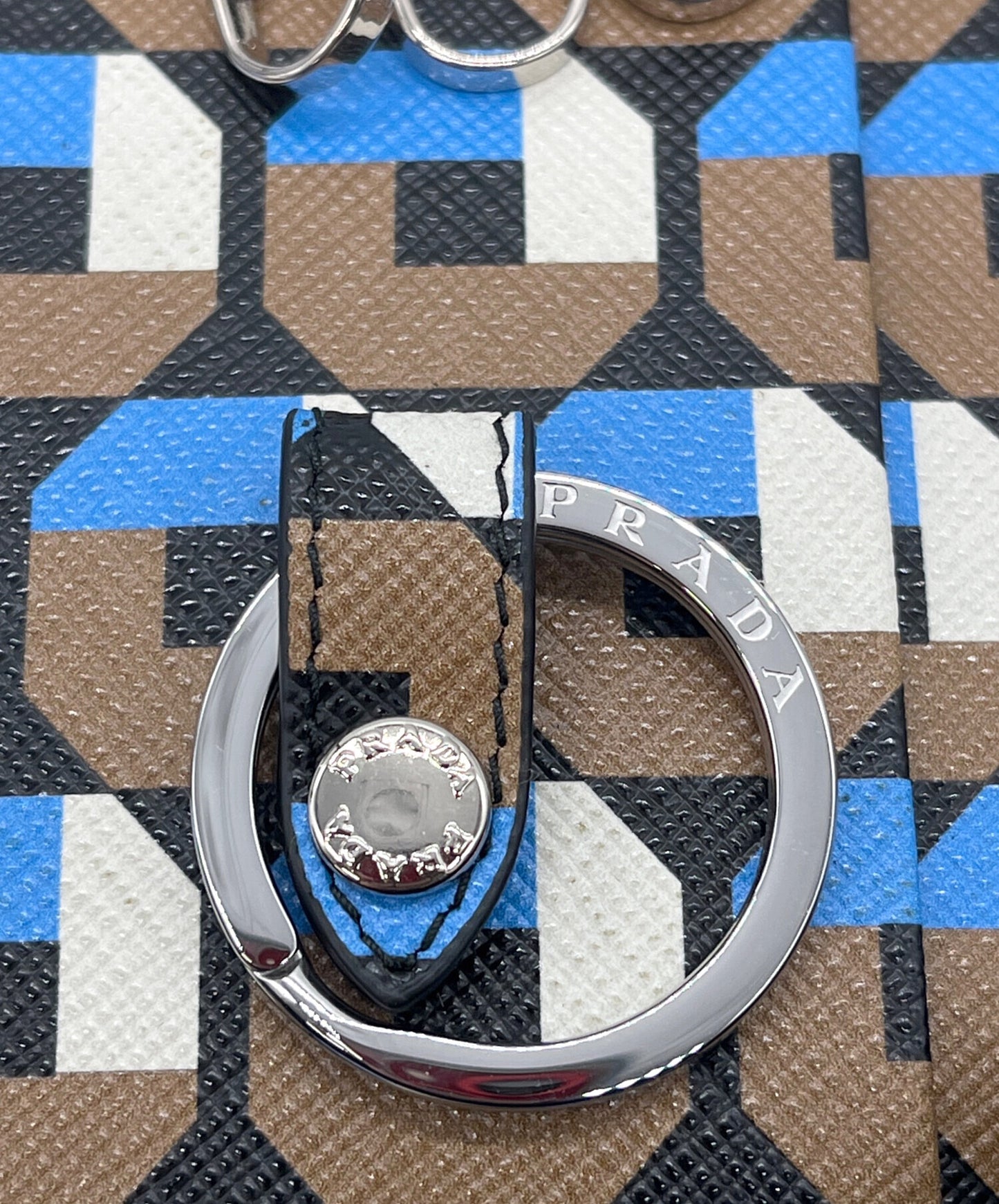 [Pre-owned] PRADA 4-row key case 1PG004