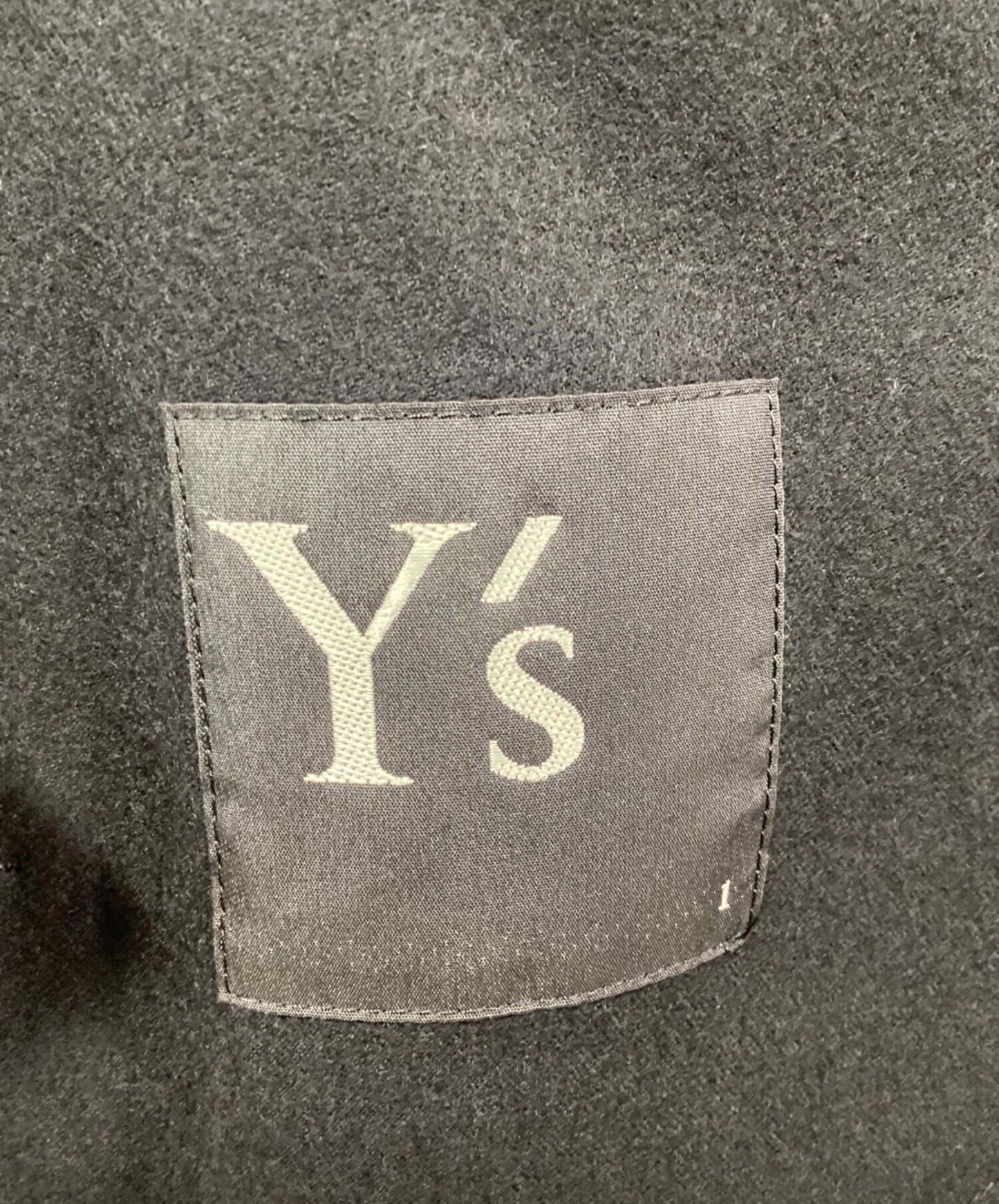 [Pre-owned] Y's W/ FLANNEL HAND STITCHED LEFT FACING SHIRT JACKET YO-J14-113