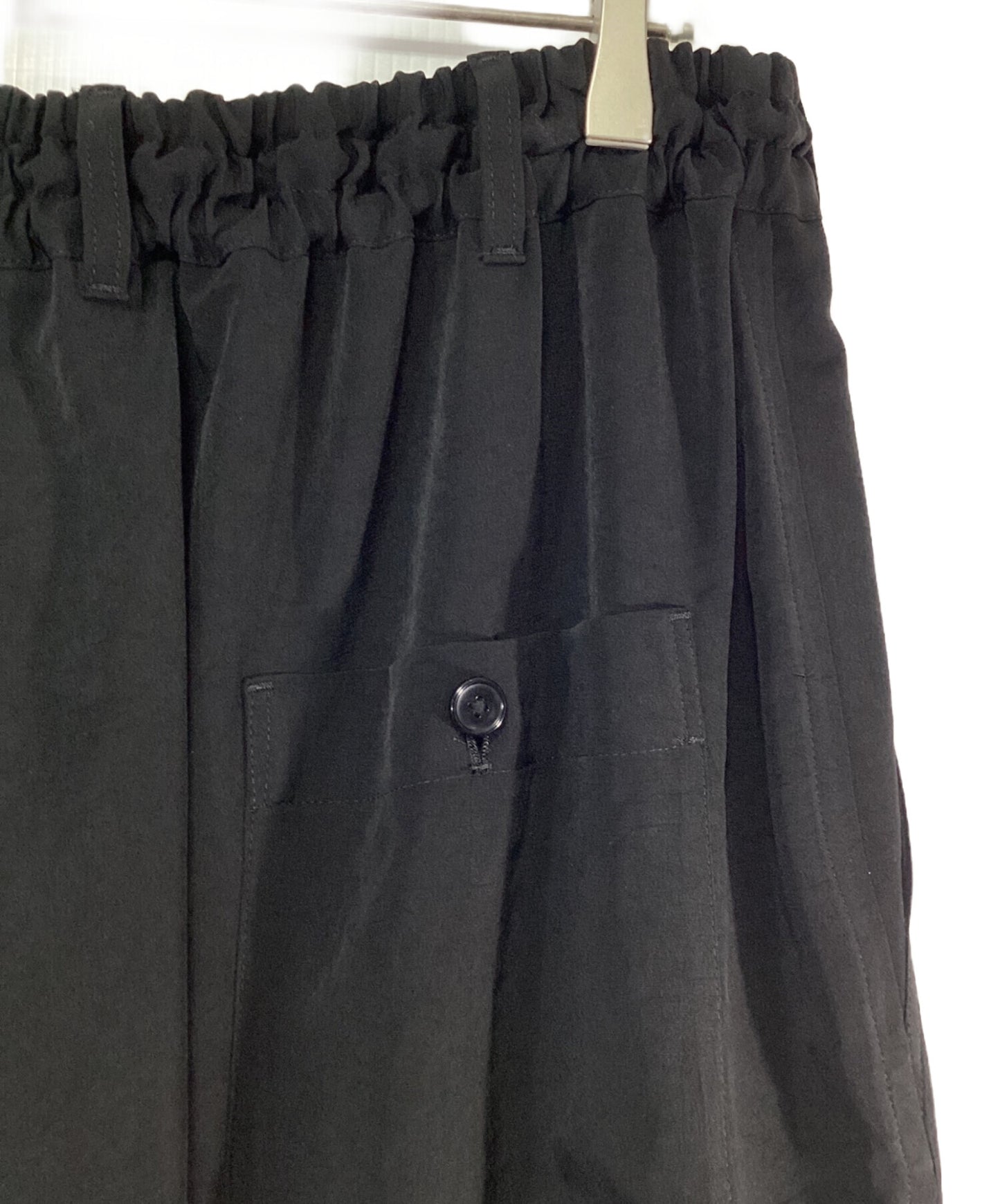 [Pre-owned] GROUND Y POLYESTER/TRIACETATE CREPE de CHINE BALLOON PANTS GA-P24-500-1