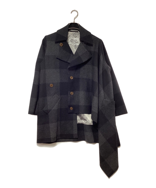 [Pre-owned] Vivienne Westwood man asymmetric coat VW-24-78629