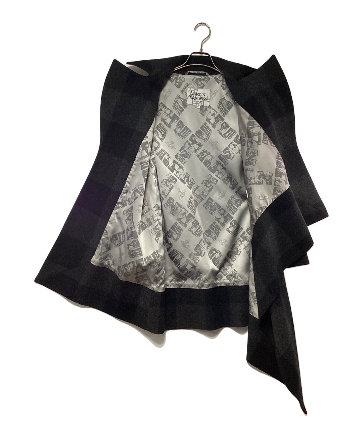 [Pre-owned] Vivienne Westwood man asymmetric coat VW-24-78629