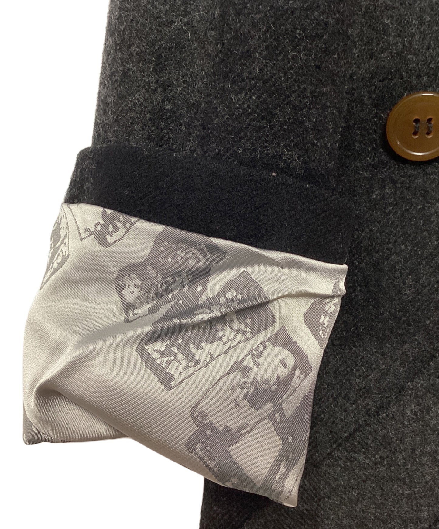 [Pre-owned] Vivienne Westwood man asymmetric coat VW-24-78629