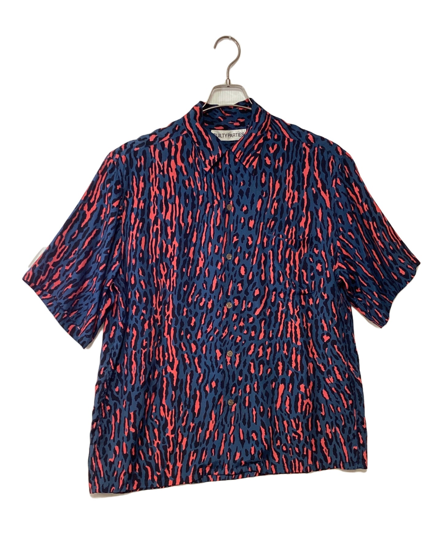 [Pre-owned] WACKO MARIA LEOPARD HAWAIIAN SHIRT