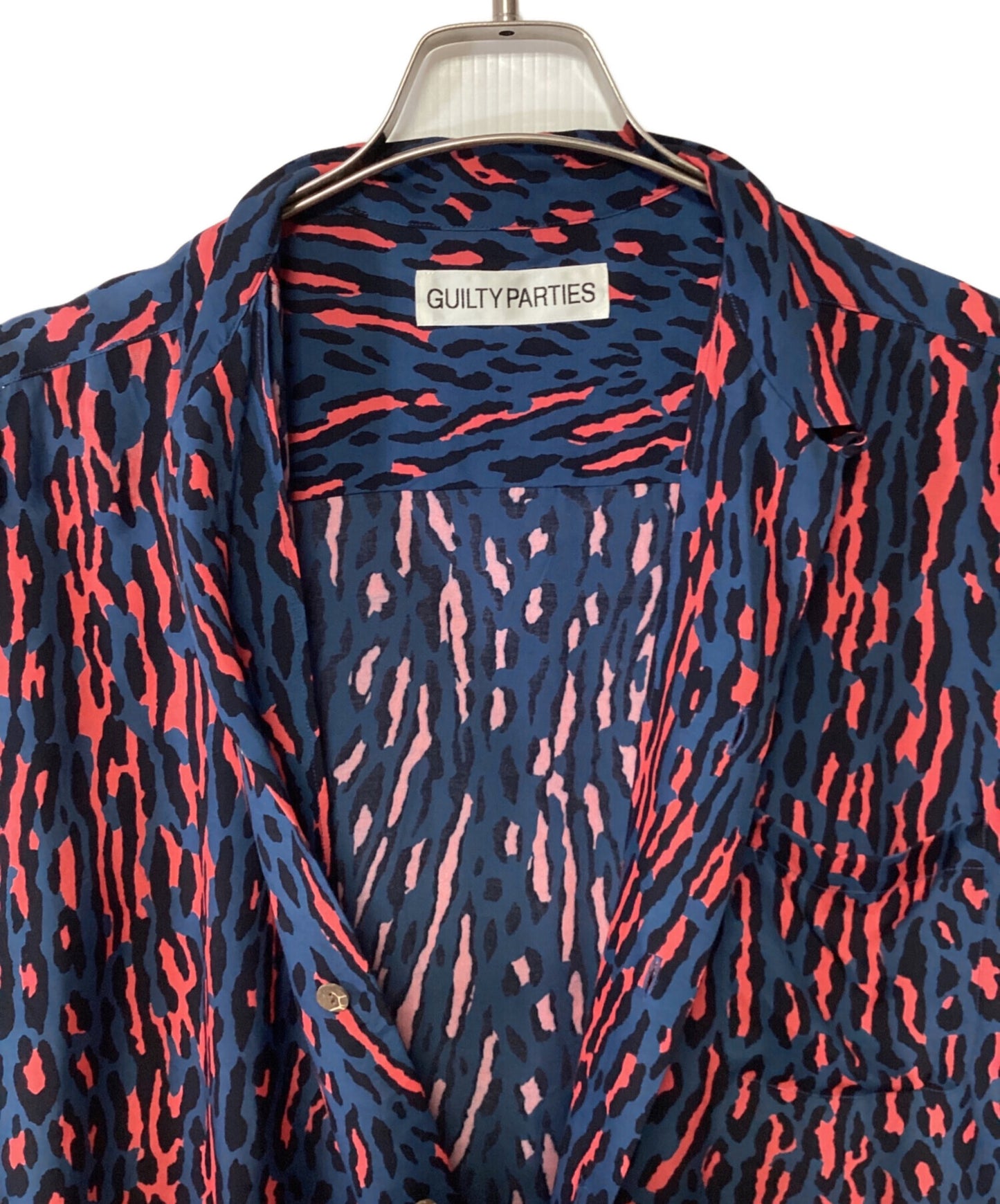 [Pre-owned] WACKO MARIA LEOPARD HAWAIIAN SHIRT