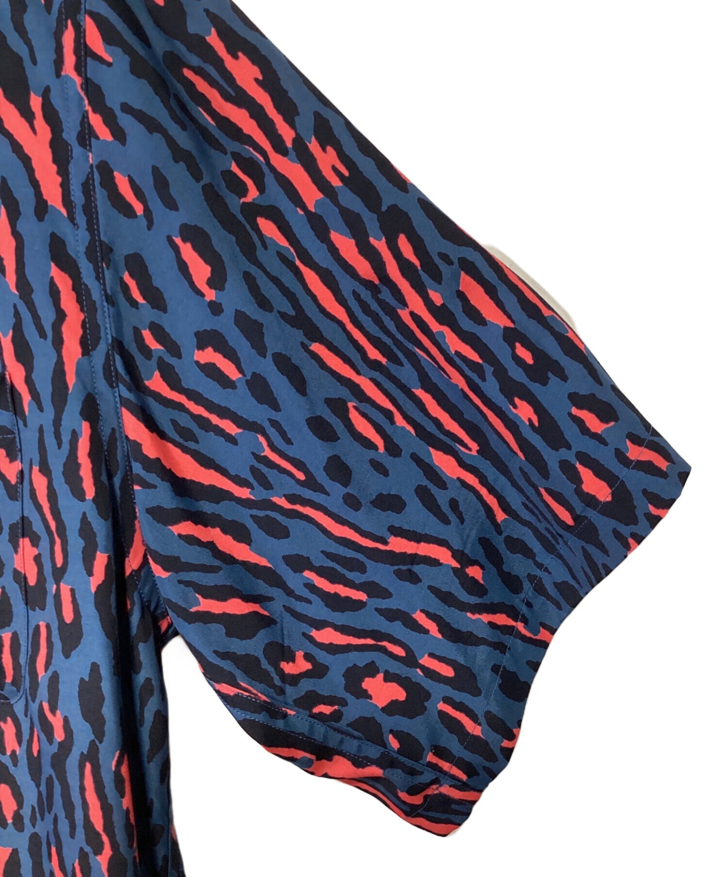 [Pre-owned] WACKO MARIA LEOPARD HAWAIIAN SHIRT