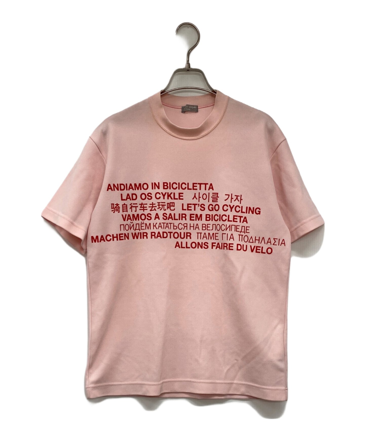 [Pre-owned] COMME des GARCONS HOMME Message T-shirt Tanaka Om HE-T044