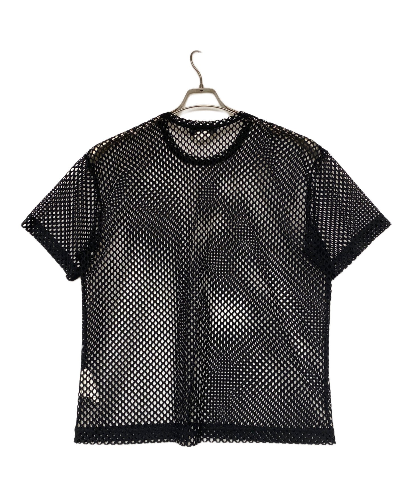 [Pre-owned] COMME des GARCONS COMME des GARCONS logo print mesh cut and sewn 1O-T001