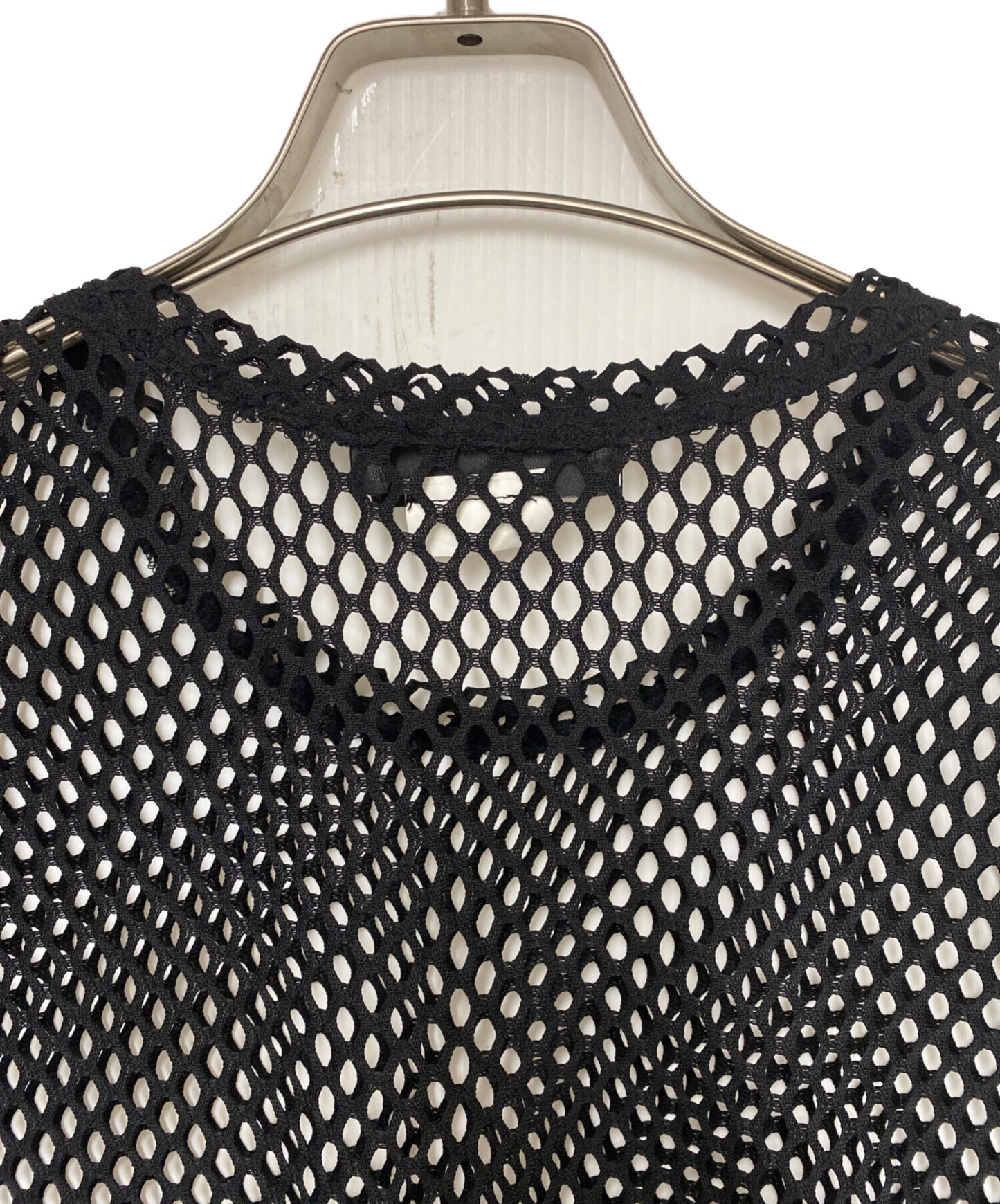[Pre-owned] COMME des GARCONS COMME des GARCONS logo print mesh cut and sewn 1O-T001