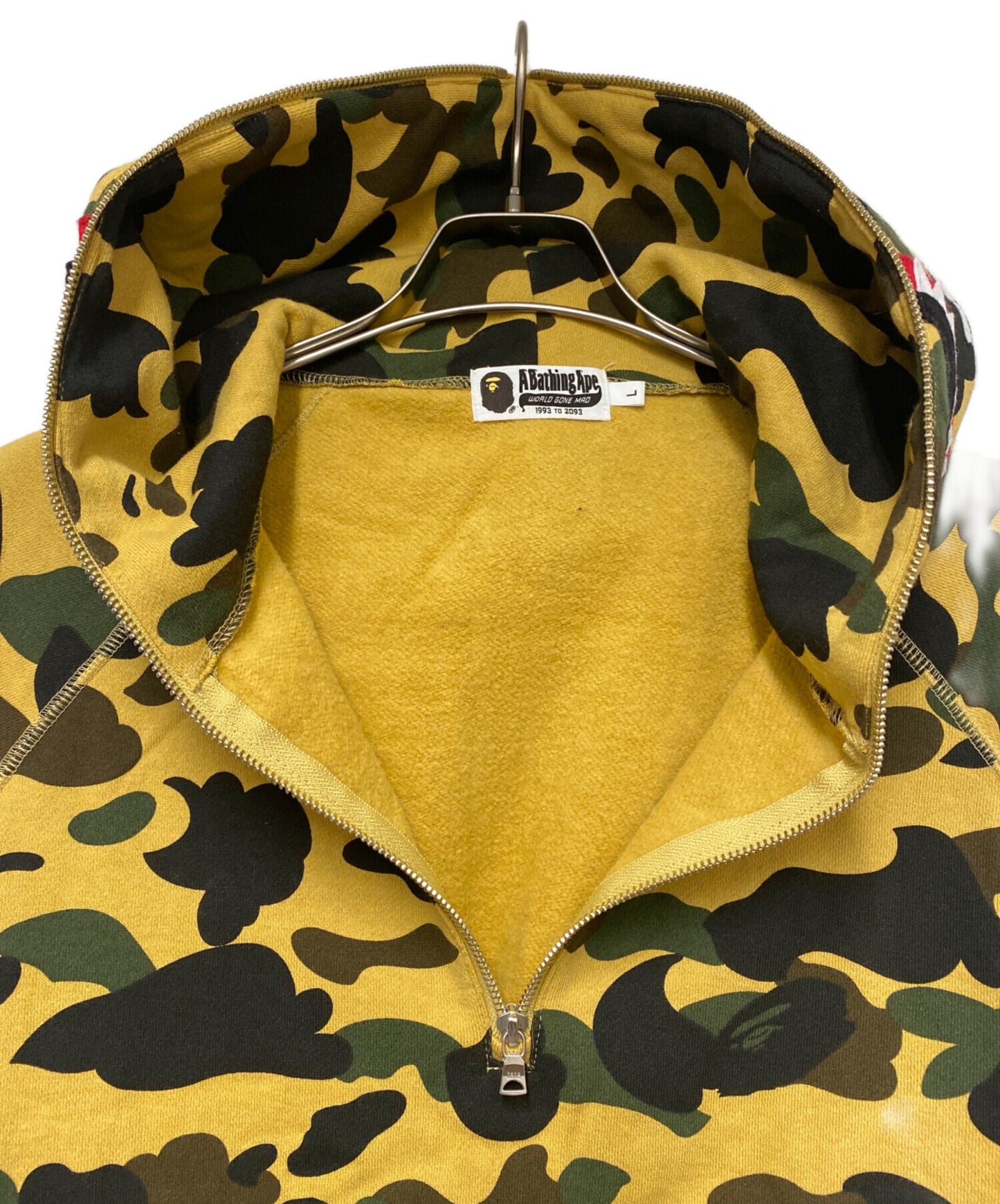 [Pre-owned] A BATHING APE half-zip parka 001PPD801011X