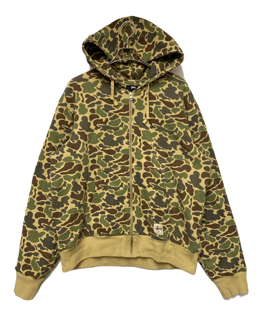 [Pre-owned] stussy CAMO DOUBLE FACE ZIP HOODIE 118466