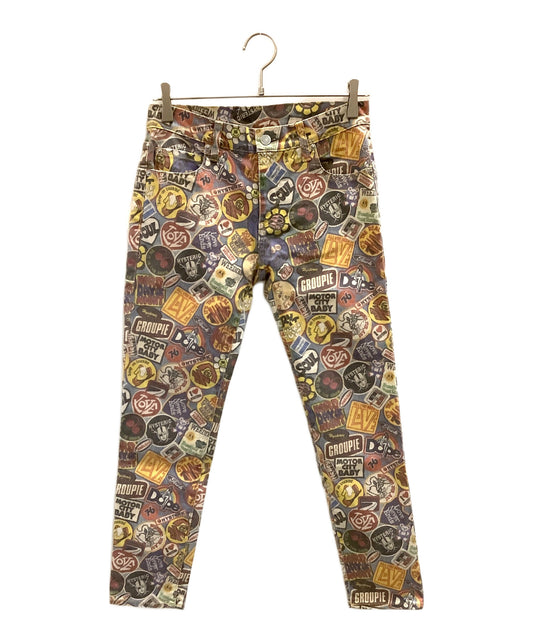 [Pre-owned] Hysteric Glamour 9/10 Length Slim Pants Hysteric Glamour, WAPPEN REMIX Pattern 01232AP03 01232AP03