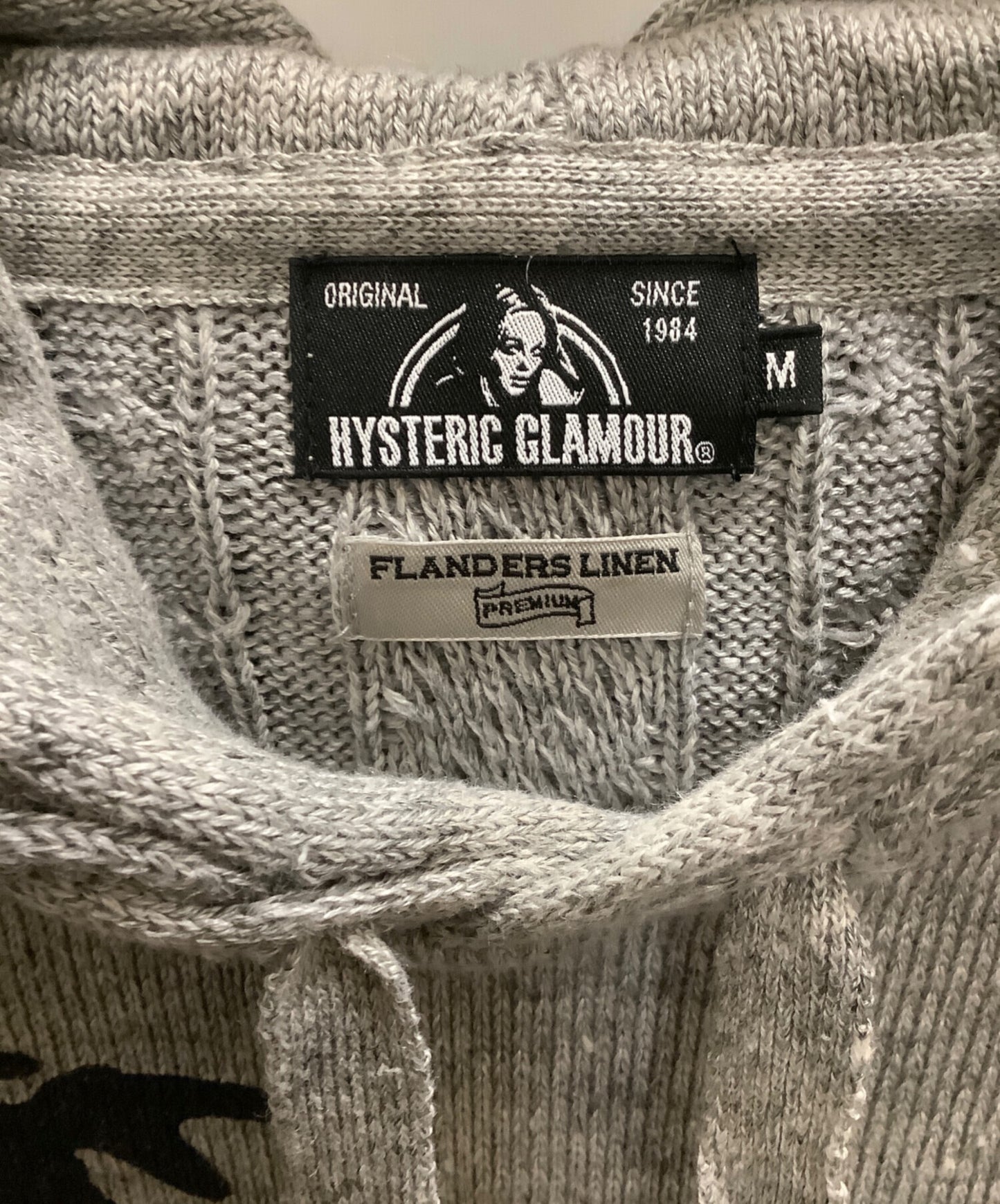 [Pre-owned] Hysteric Glamour Knit Hoodie Hysteric Glamour 02201NS11 02201NS11